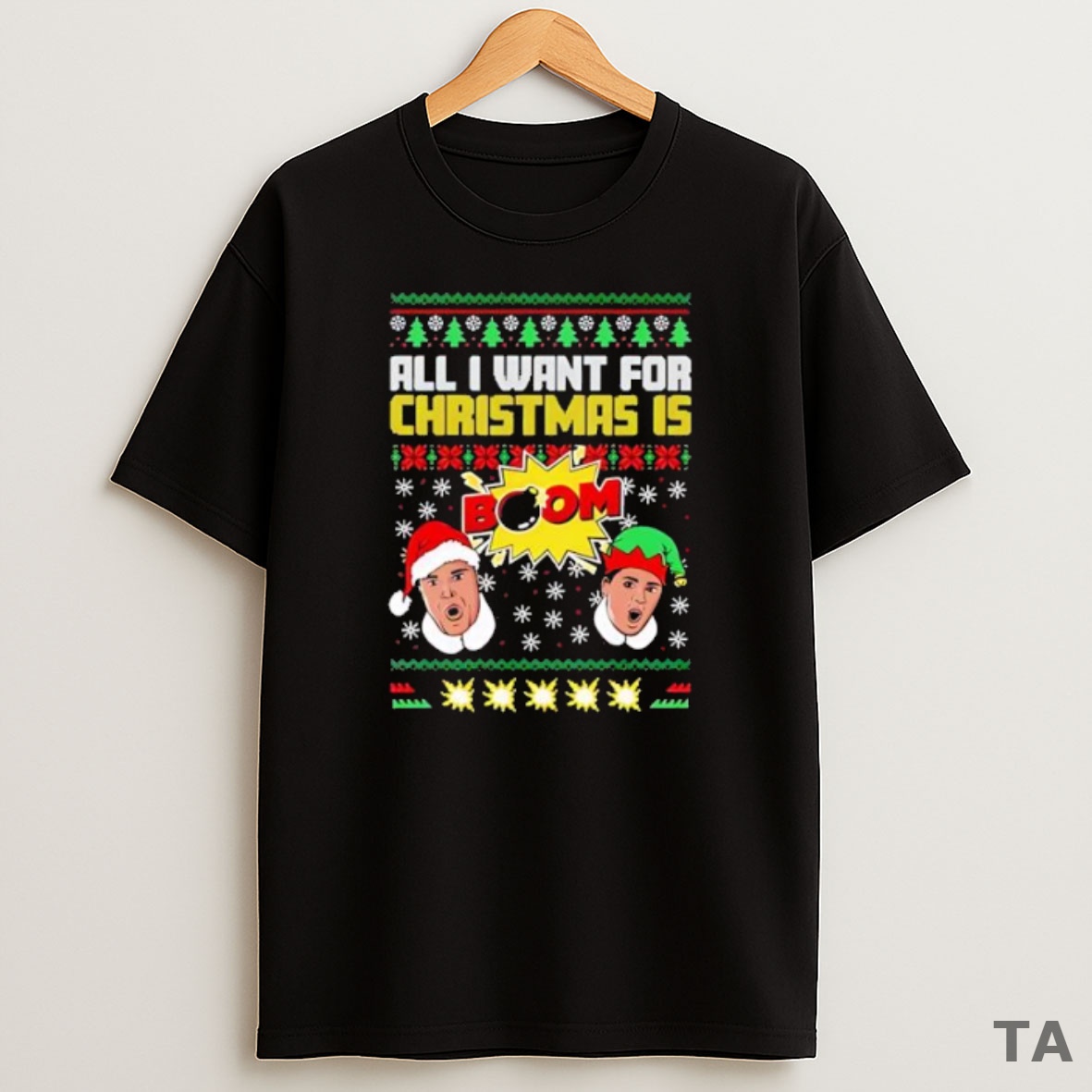 Premium 2026 All I Want For Christmas Is Boom Ugly Sweatshirt Tee