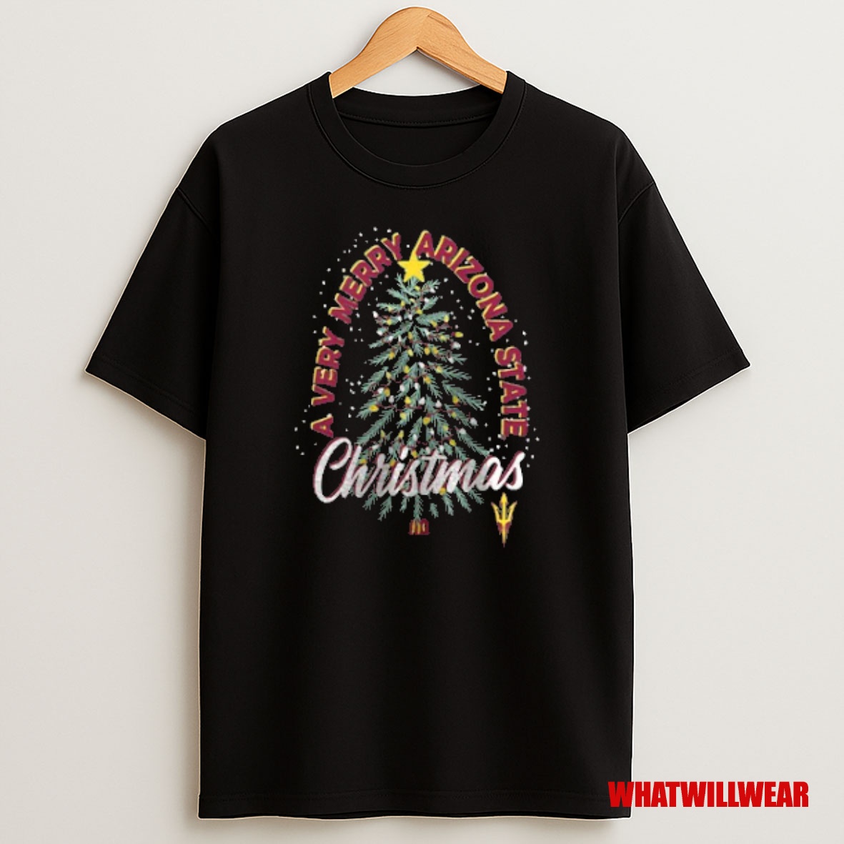 Premium A Very Merry Arizona Christmas Tree Arizona State Sun Devils Sweatshirt Tee