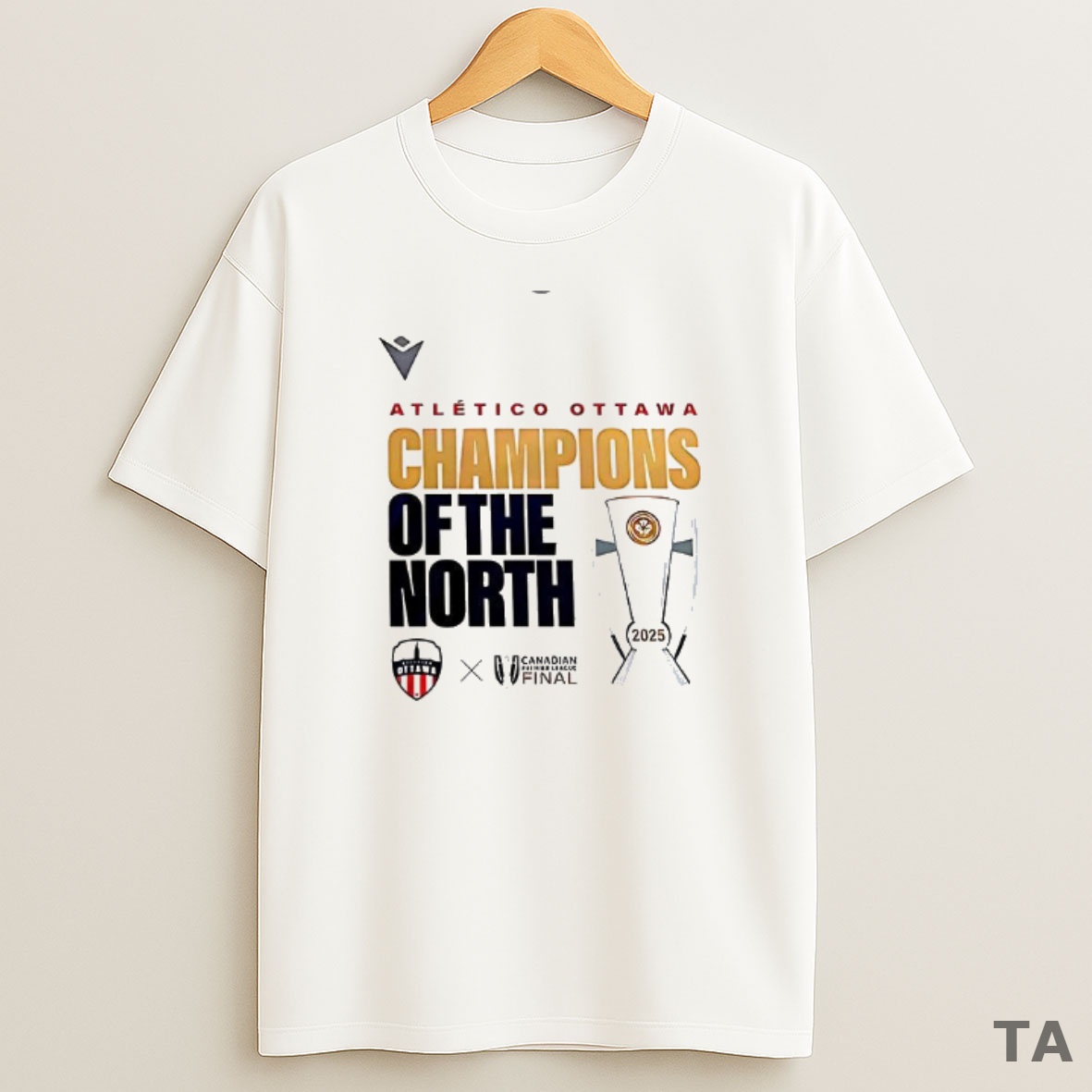 Premium Atletico Ottawa Champions Of The North Two Sided Mugs And Sweatshirt Tee