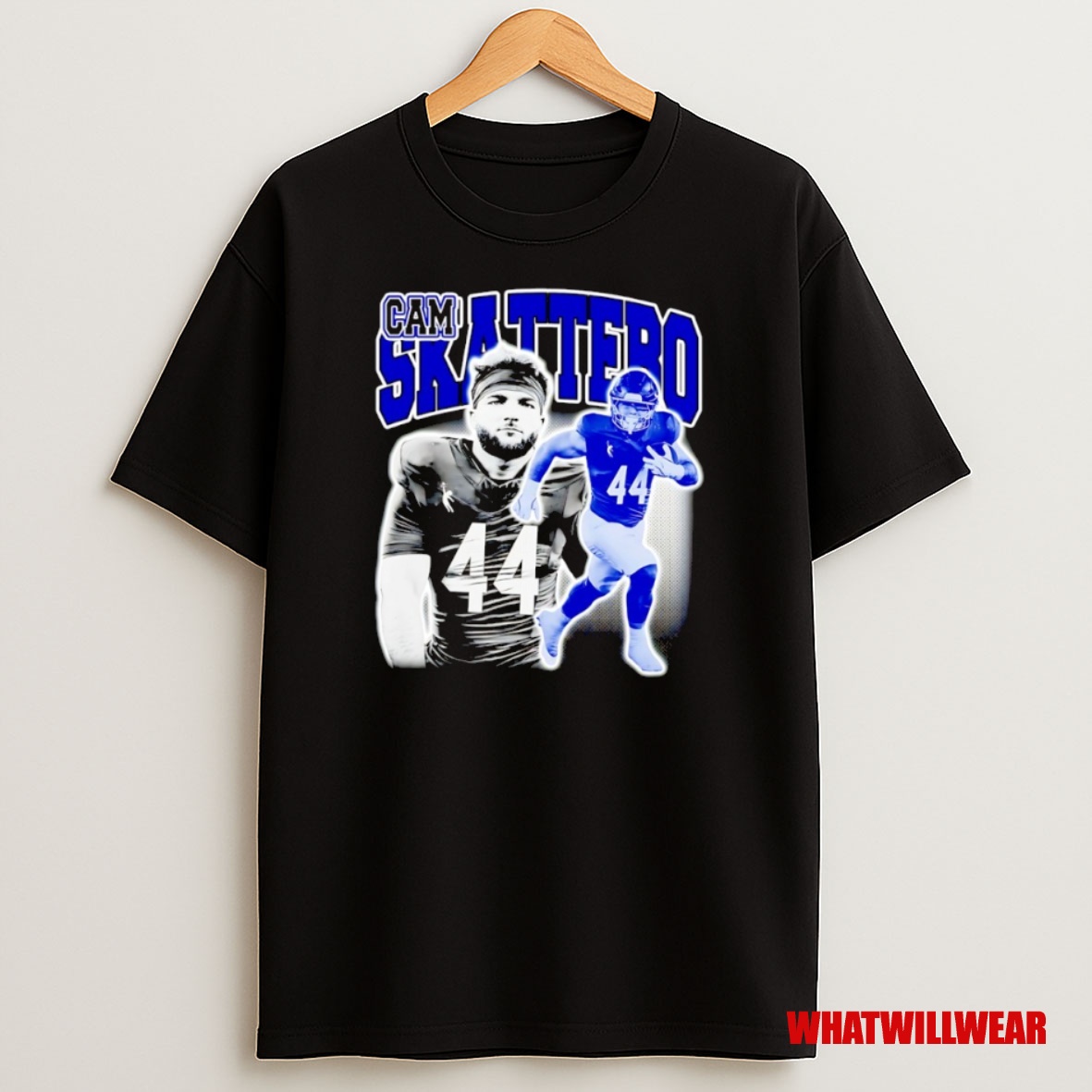Premium Cameron Skattebo New York Giants Nfl Portrait Graphic Sweatshirt Tee