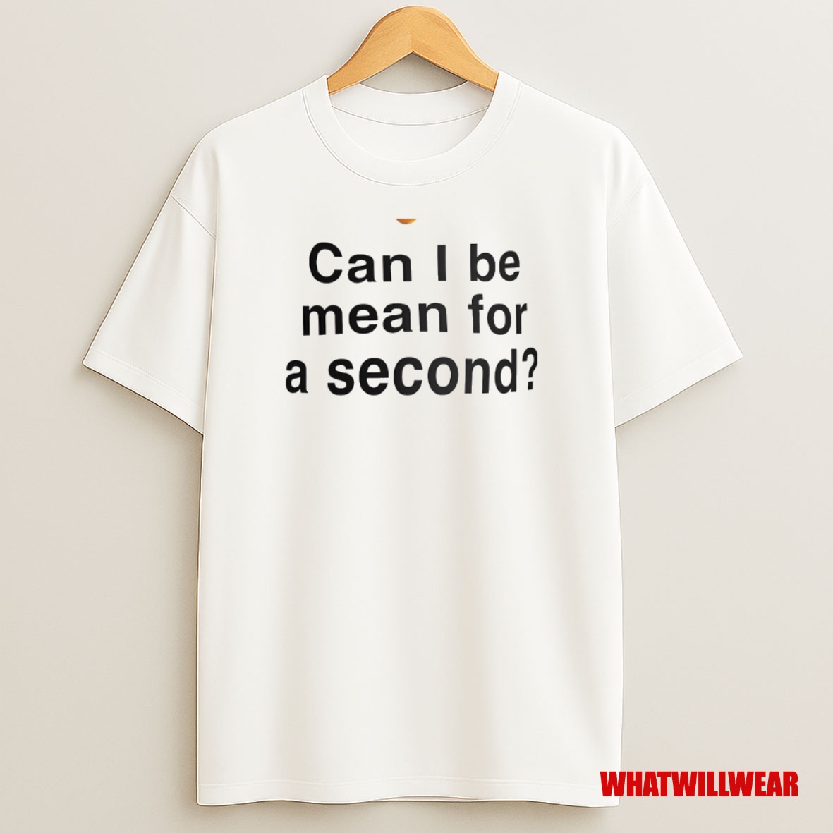 Premium Can I Be Mean For A Second Circle Sweatshirt Tee
