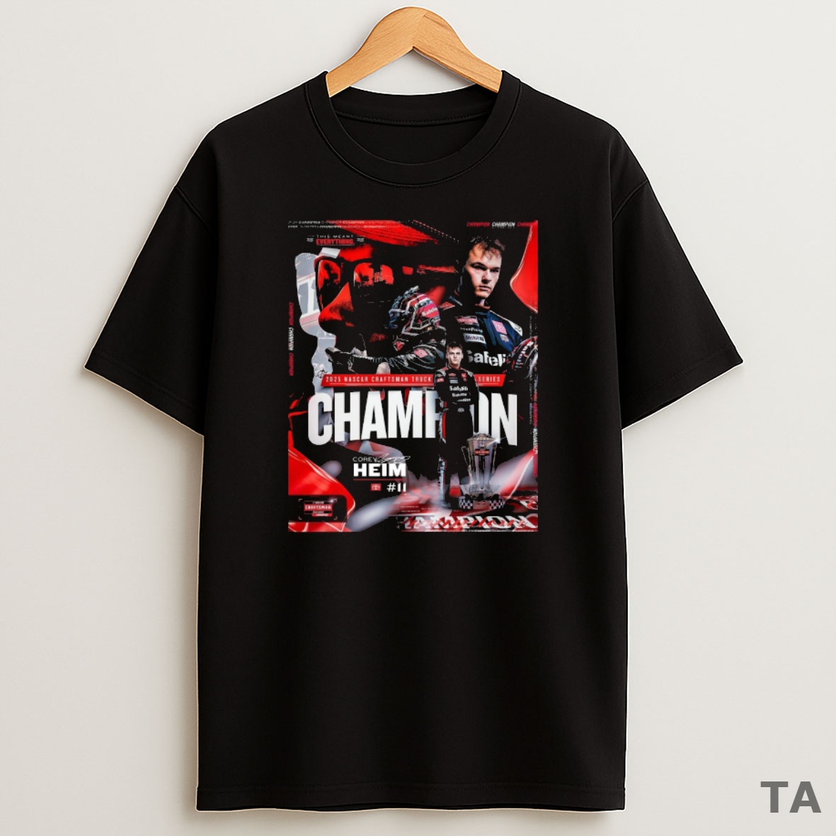 Premium Corey Heim 2025 Nascar Craftsman Truck Series Championship Signature Sweatshirt Tee