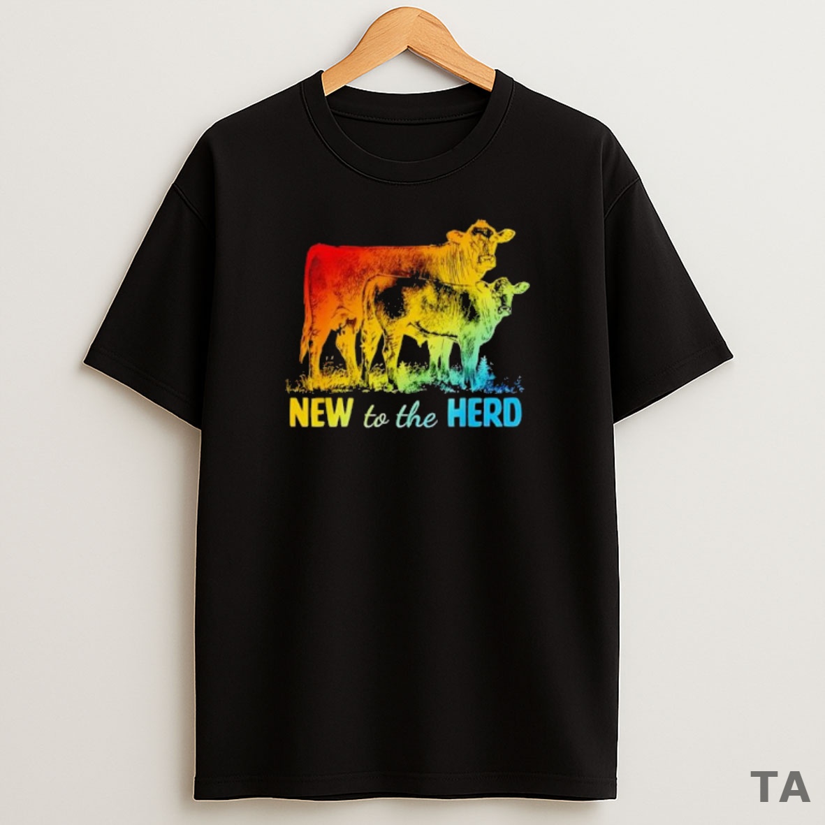 Premium Cow New To The Herd Sweatshirt Tee