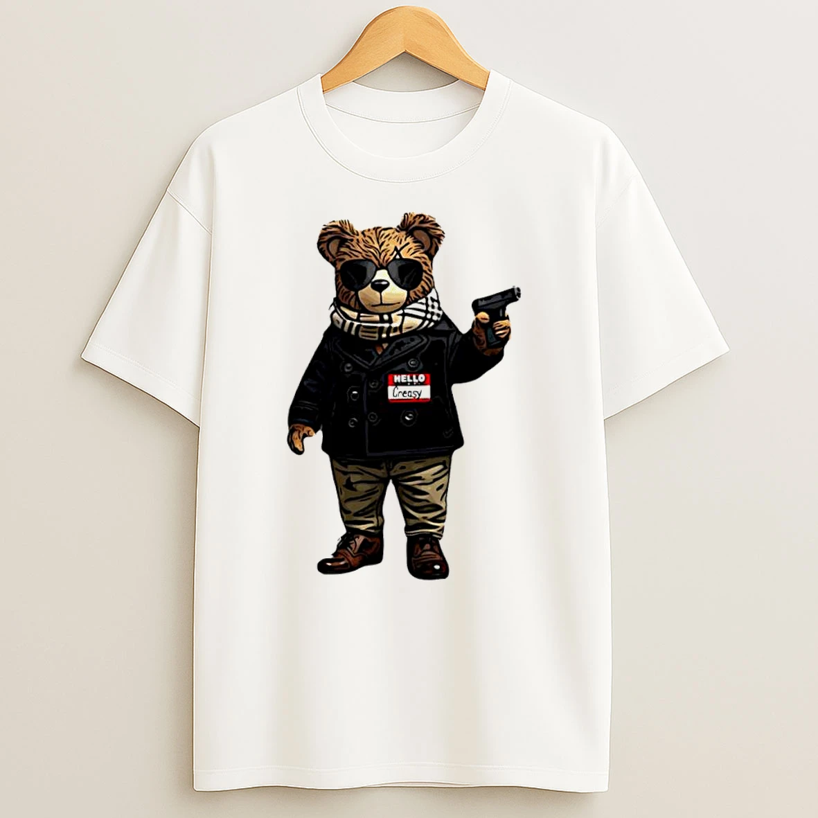 Premium Creasy Bear Hello Creasy Shirts