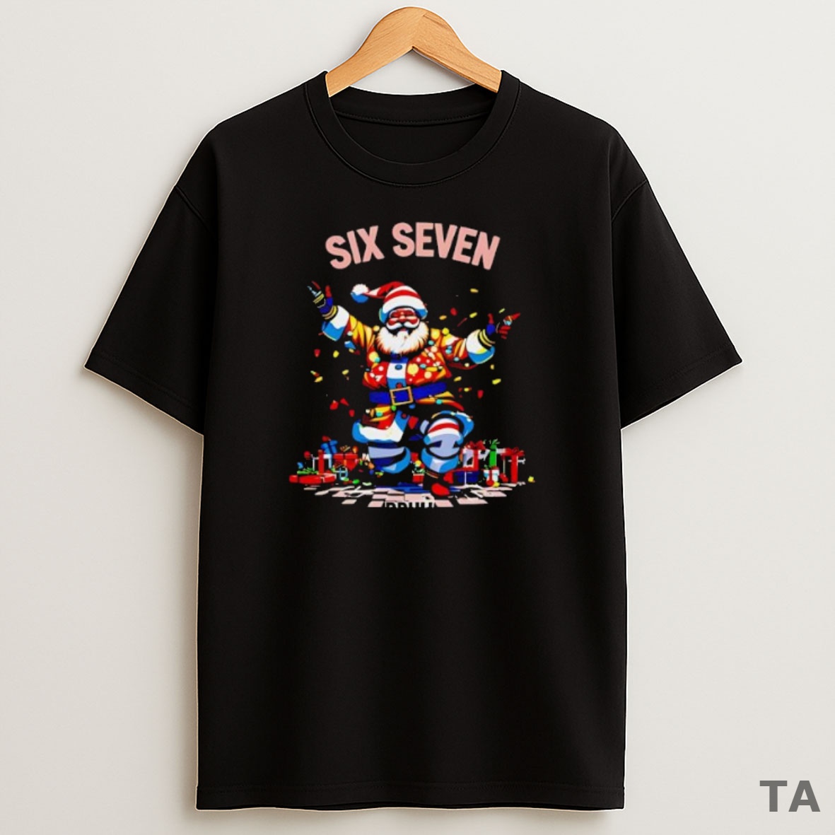 Premium Dancing Santa Six Seven Christmas Funny Sweatshirt Tee