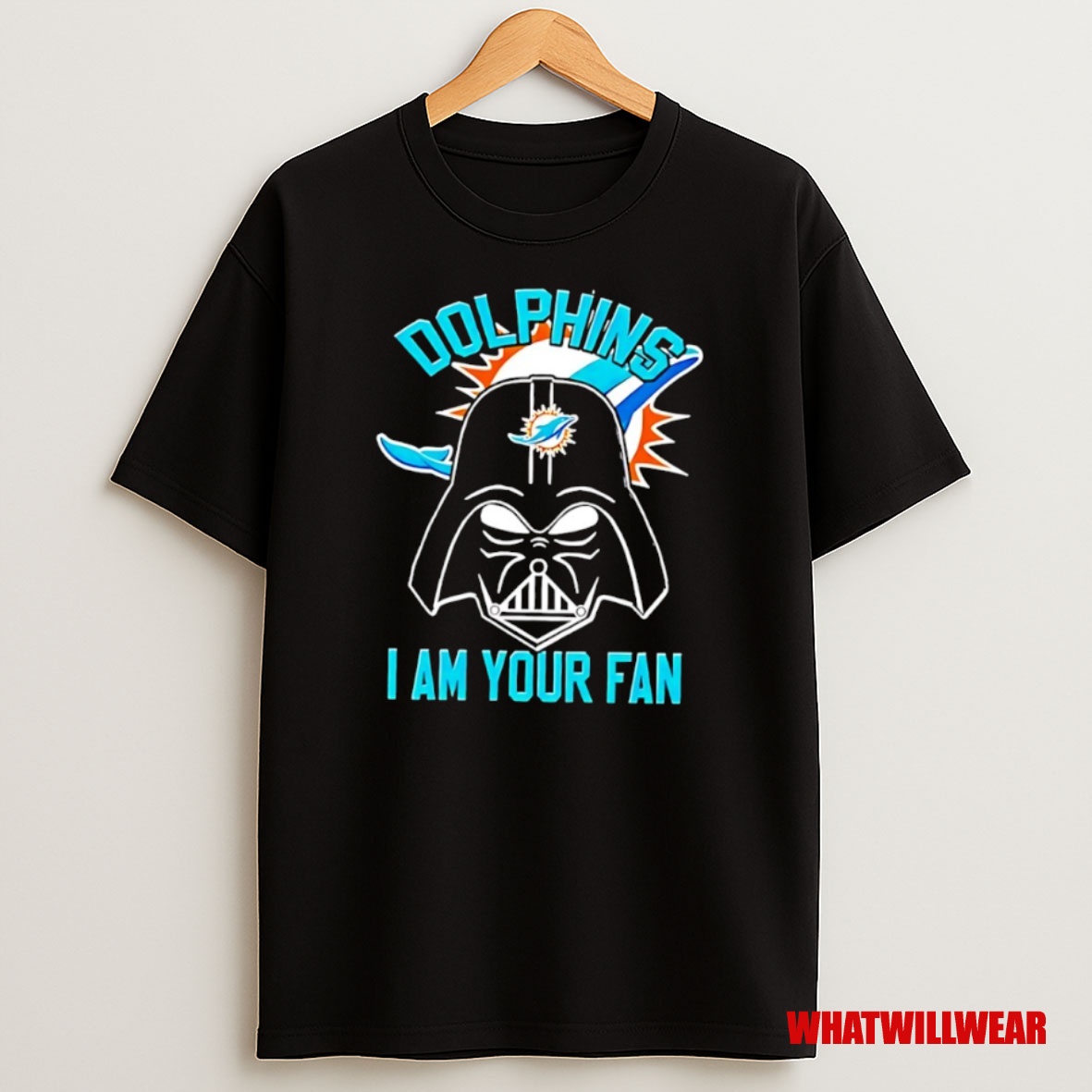 Premium Darth Vader I Am Your Fan Miami Dolphins Nfl Star Wars Sweatshirt Tee