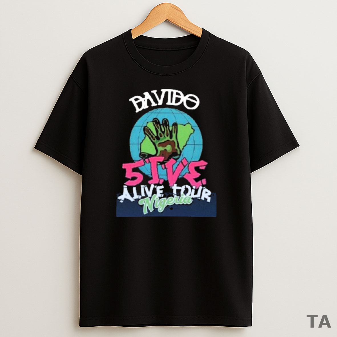 Premium Davido 5ive Alive Tour Nigeria 2025 Sweatshirt Tee