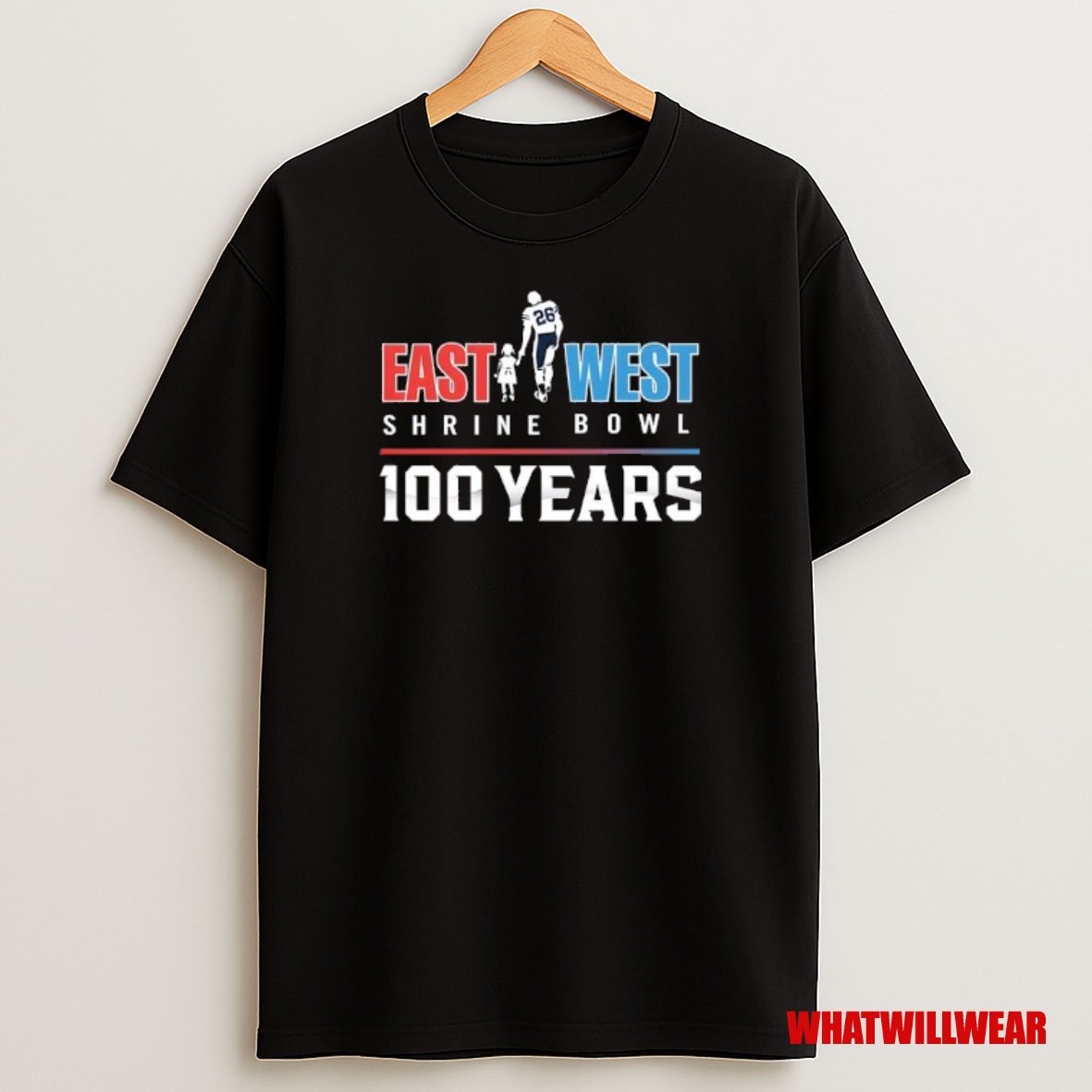 Premium East West Shrine Bowl 100 Years Logo Sweatshirt Tee