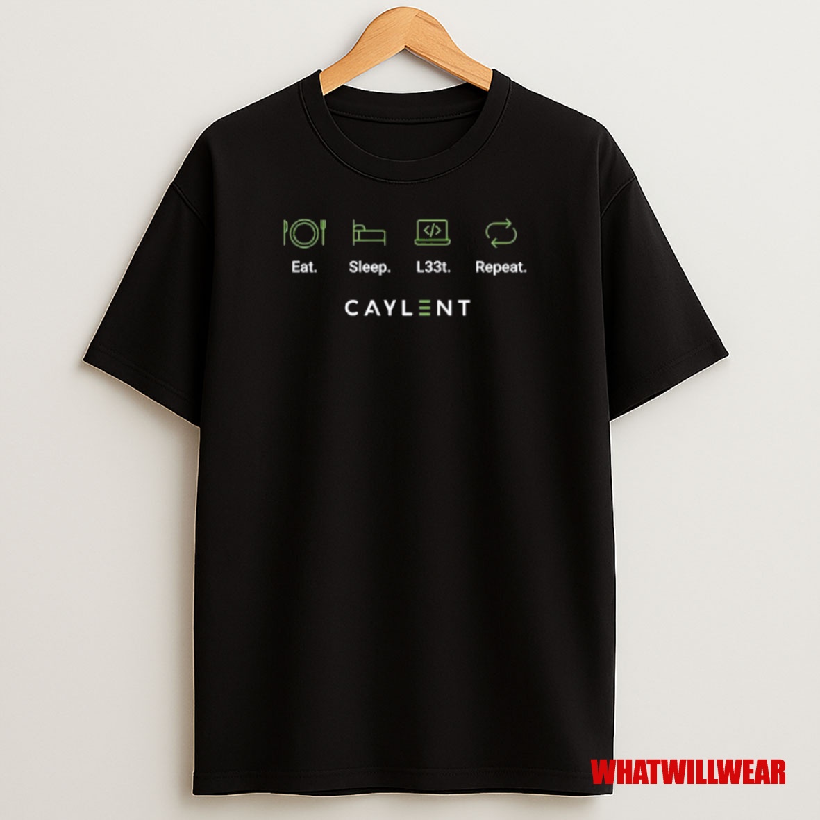Premium Eat Sleep L33t Repeat Caylent Sweatshirt Tee