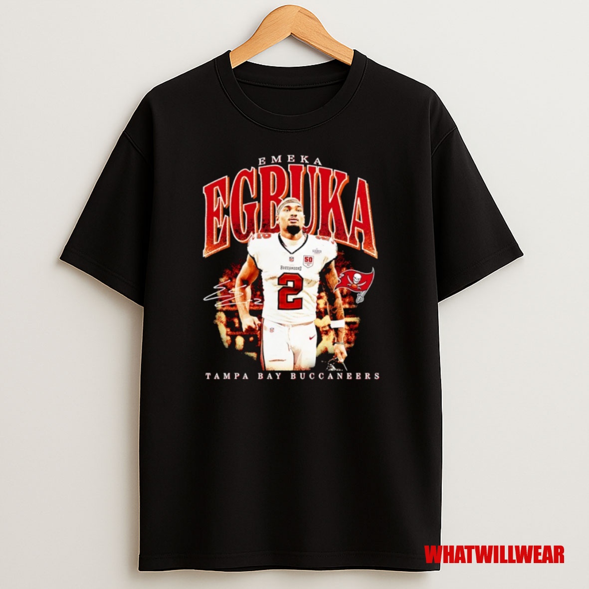Premium Emeka Egbuka Tampa Bay Buccaneers Football 2025 Signature Sweatshirt Tee