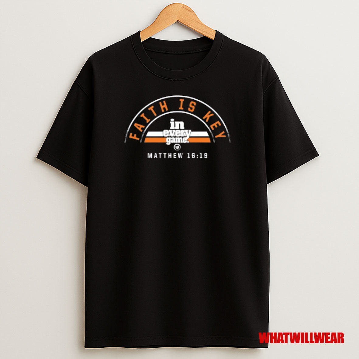 Premium Faith Is Key In Every Game Sweatshirt Tee