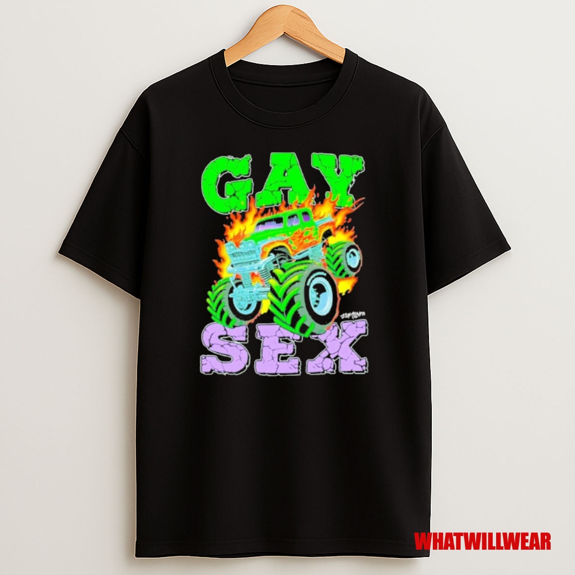 Premium Gay Sex Monster Truck Sweatshirt Tee