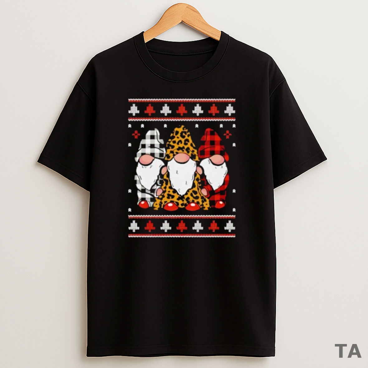 Premium Gnome Pyjamas Christmas Holiday Pajamas Cute Sweatshirt Tee