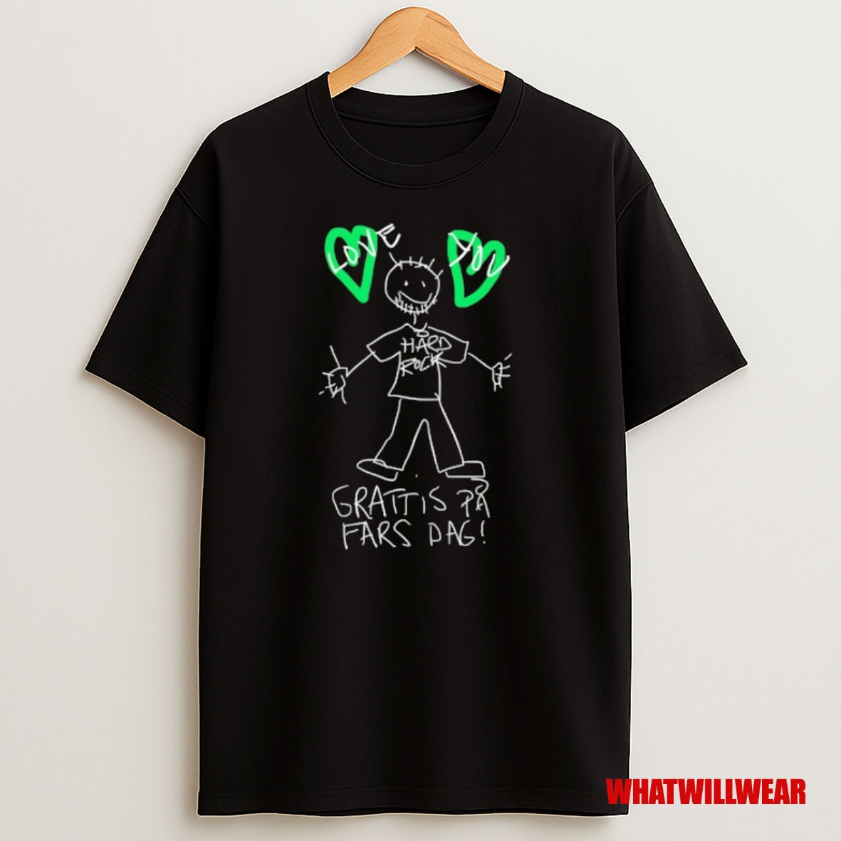 Premium Grattis Pa Fars Dag Sweatshirt Tee