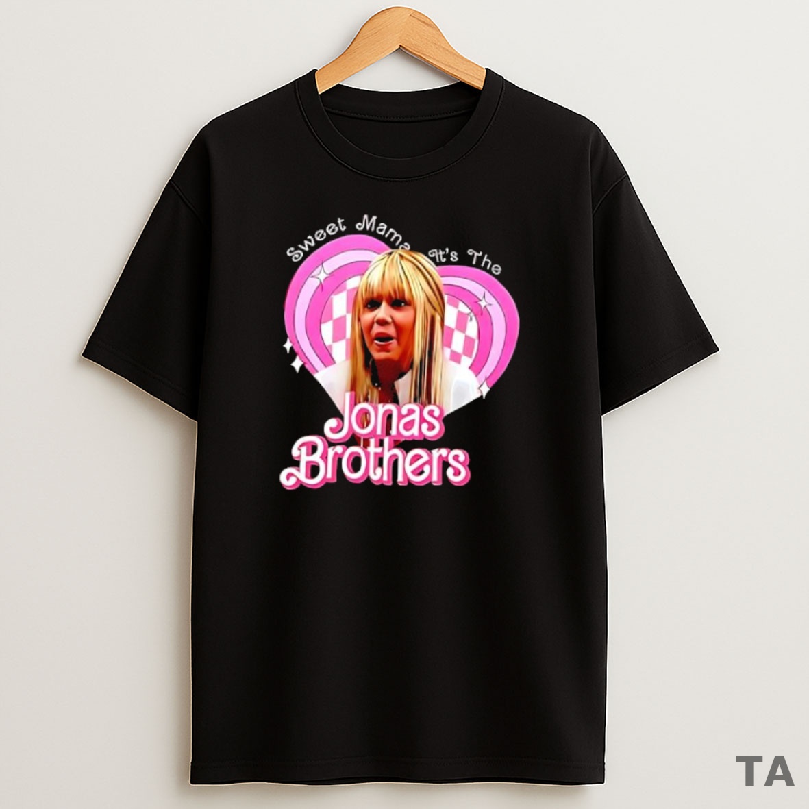 Premium Hannah Montana Sweet Mama Its The Jonas Brothers Heart Sweatshirt Tee