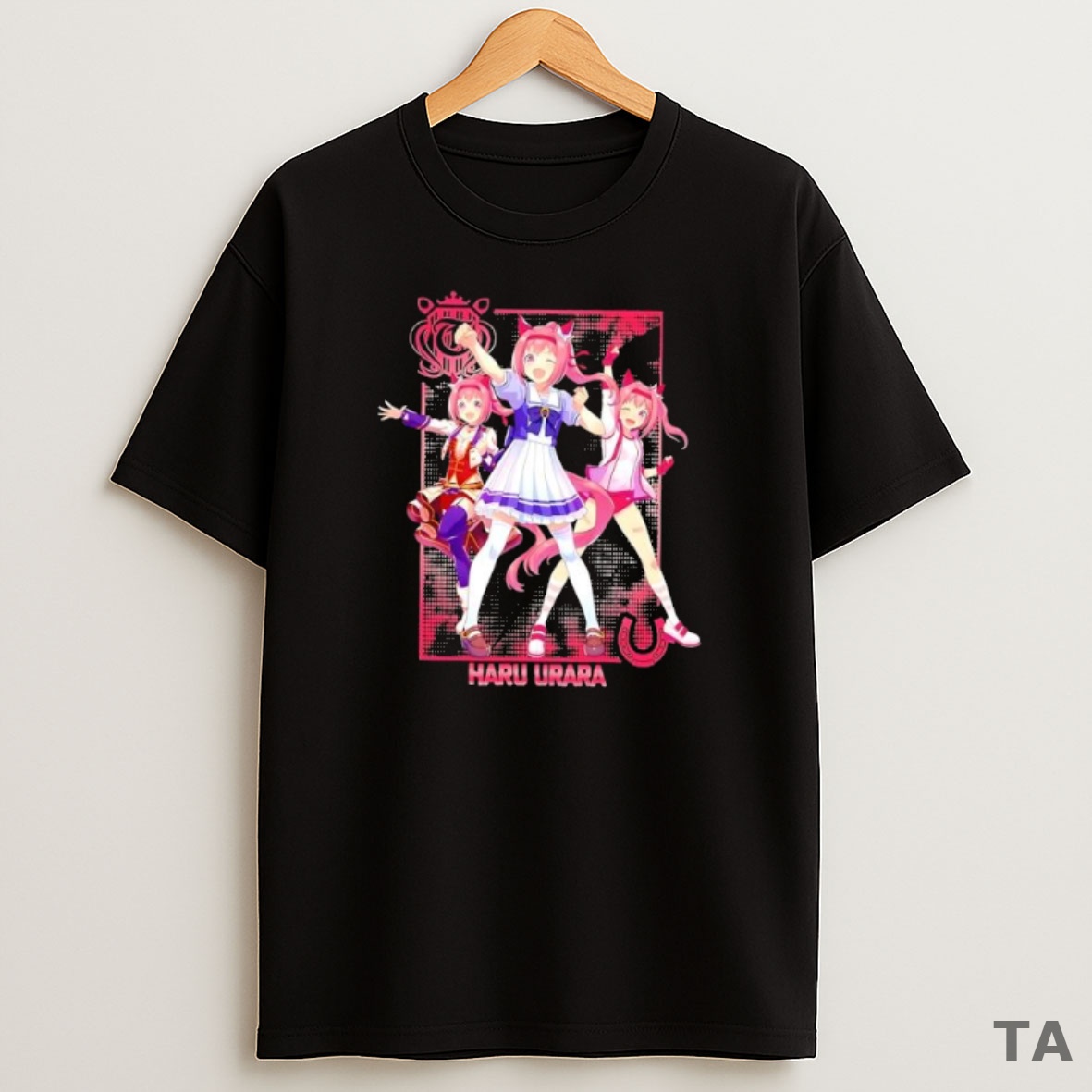 Premium Haru Urara Multi Pink Outfit Uma Musume Pretty Derby Anime Comic Sweatshirt Tee