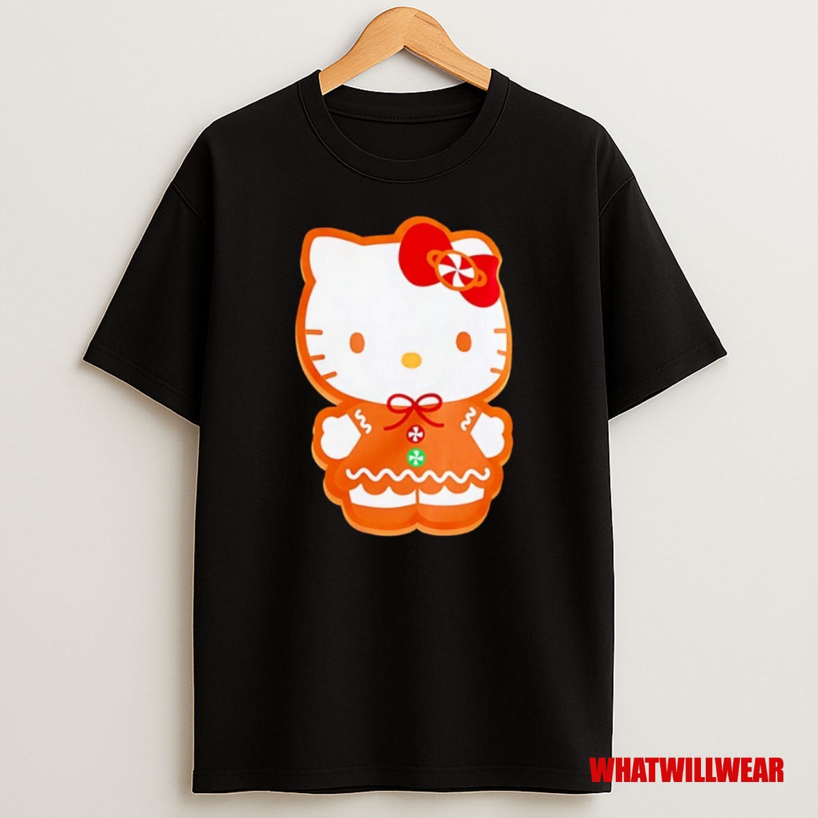 Premium Hello Kitty Gingerbread Christmas 2025 Sweatshirt Tee