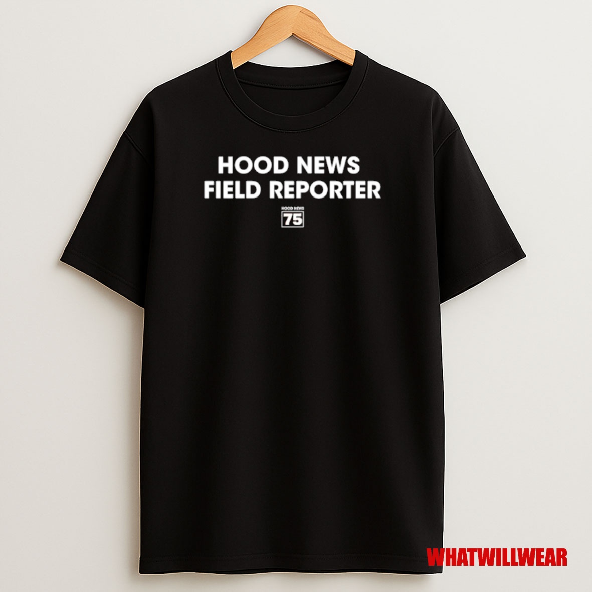 Premium Hood News 75 Field Reporter Sweatshirt Tee 2