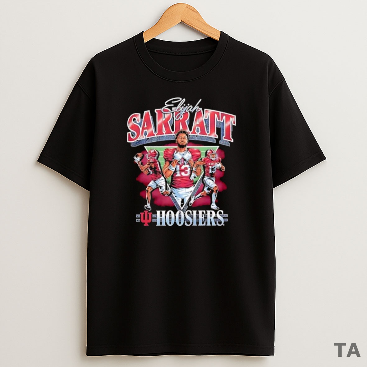 Premium Indiana Hoosiers 13 Elijah Sarratt Vintage Graphic Retro Sweatshirt Tee