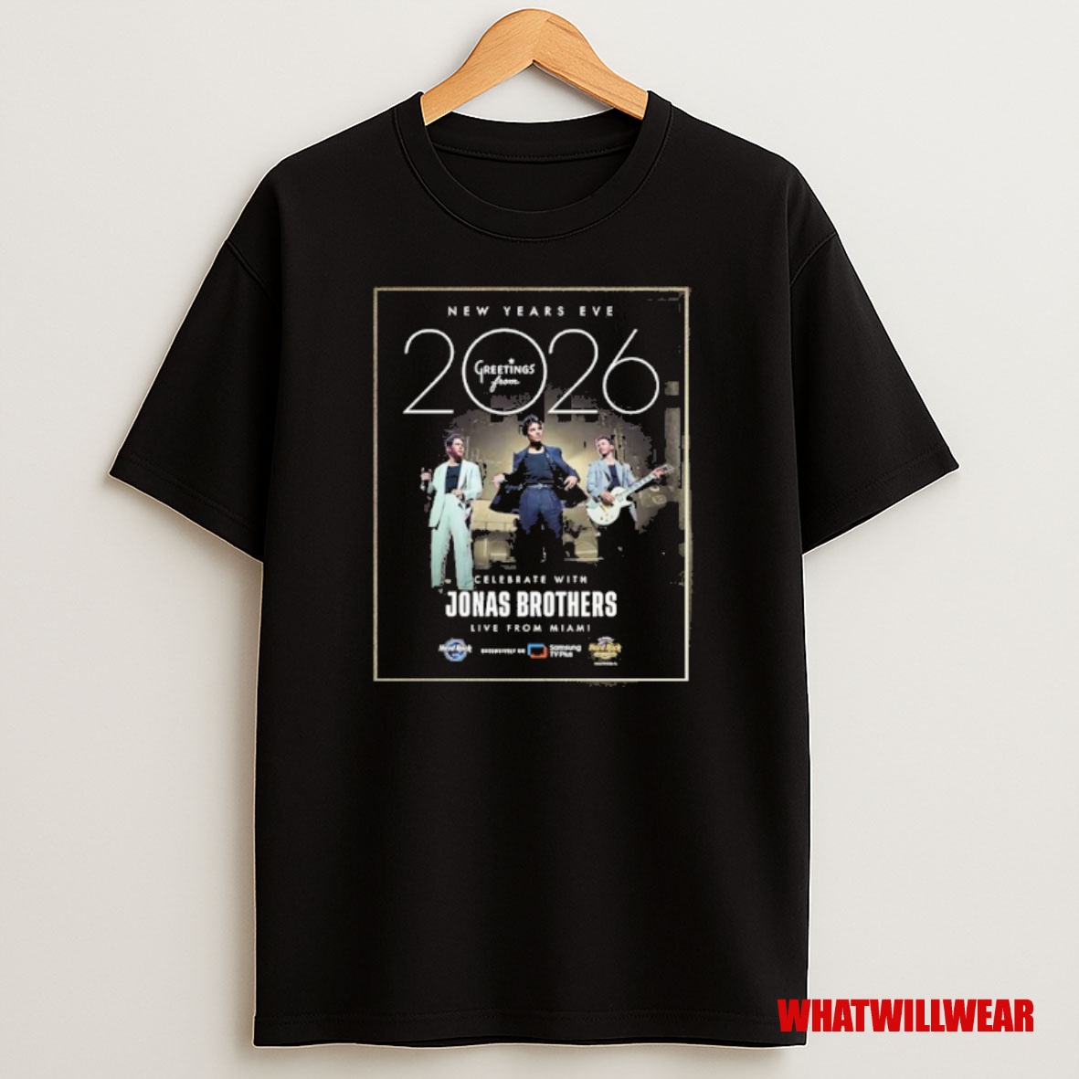 Premium Jonas Brothers New Years Eve 2026 Live From Miami Sweatshirt Tee