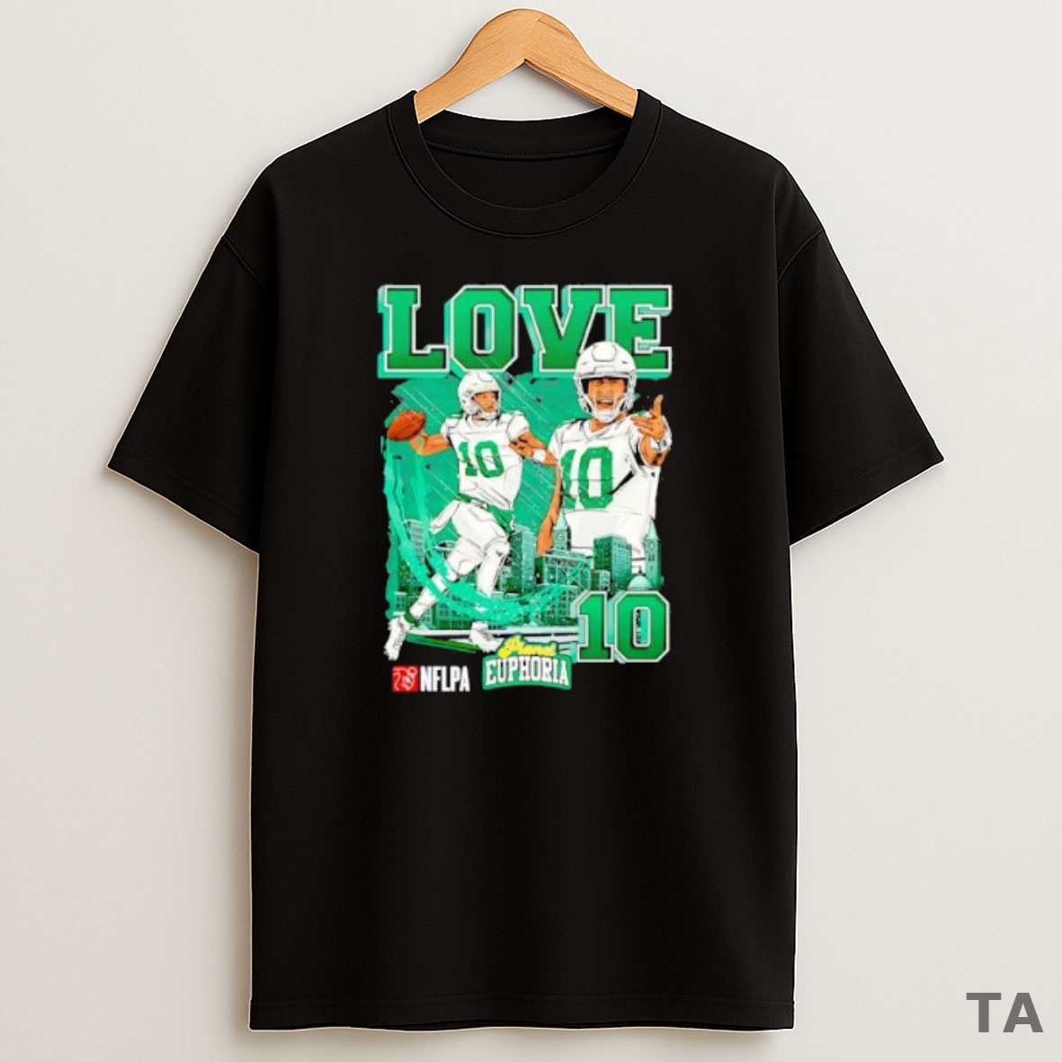 Premium Jordan Love 10 Football City Art Sweatshirt Tee