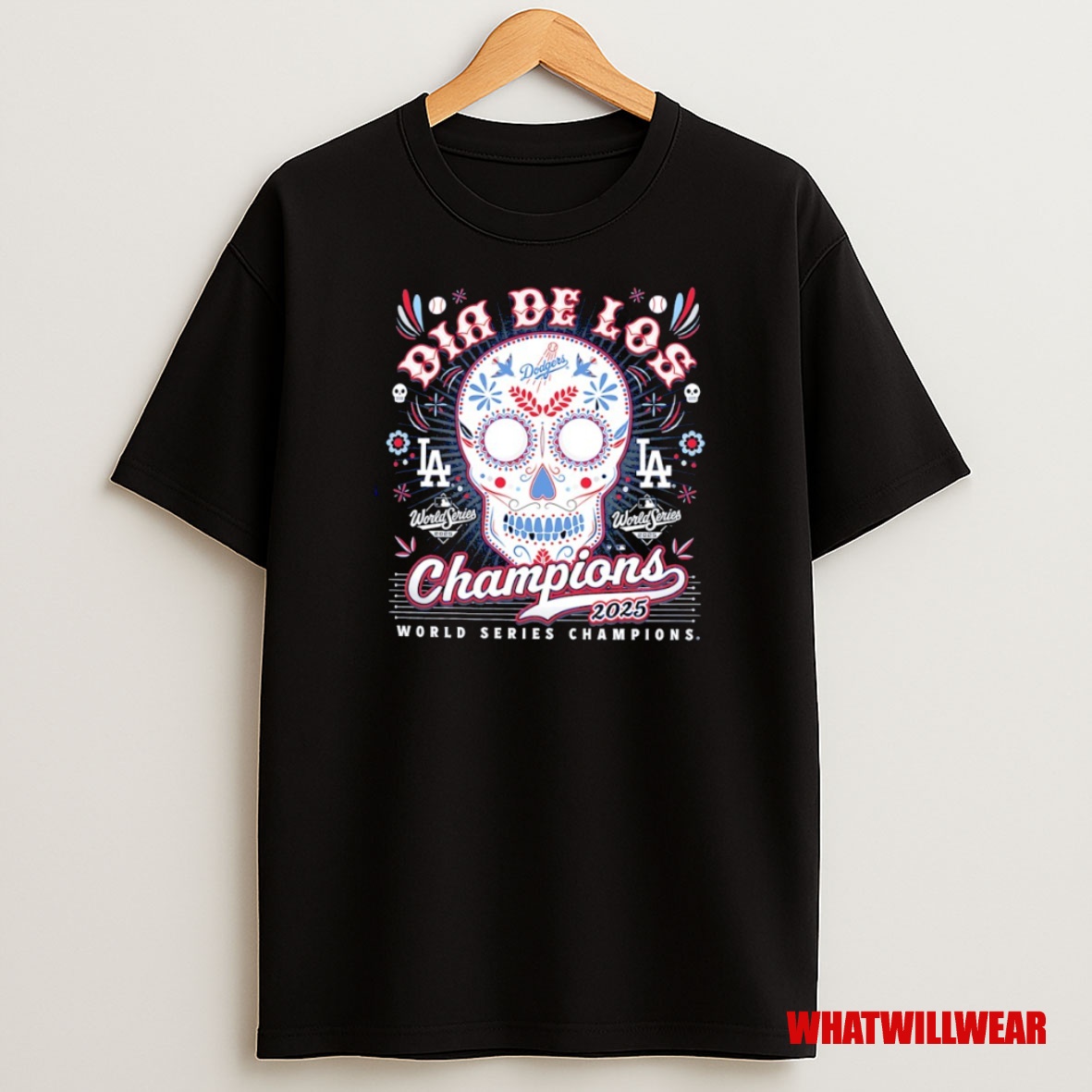 Premium Los Angeles Dodgers 2025 World Series Champions Dia De Los Champions Sweatshirt Tee