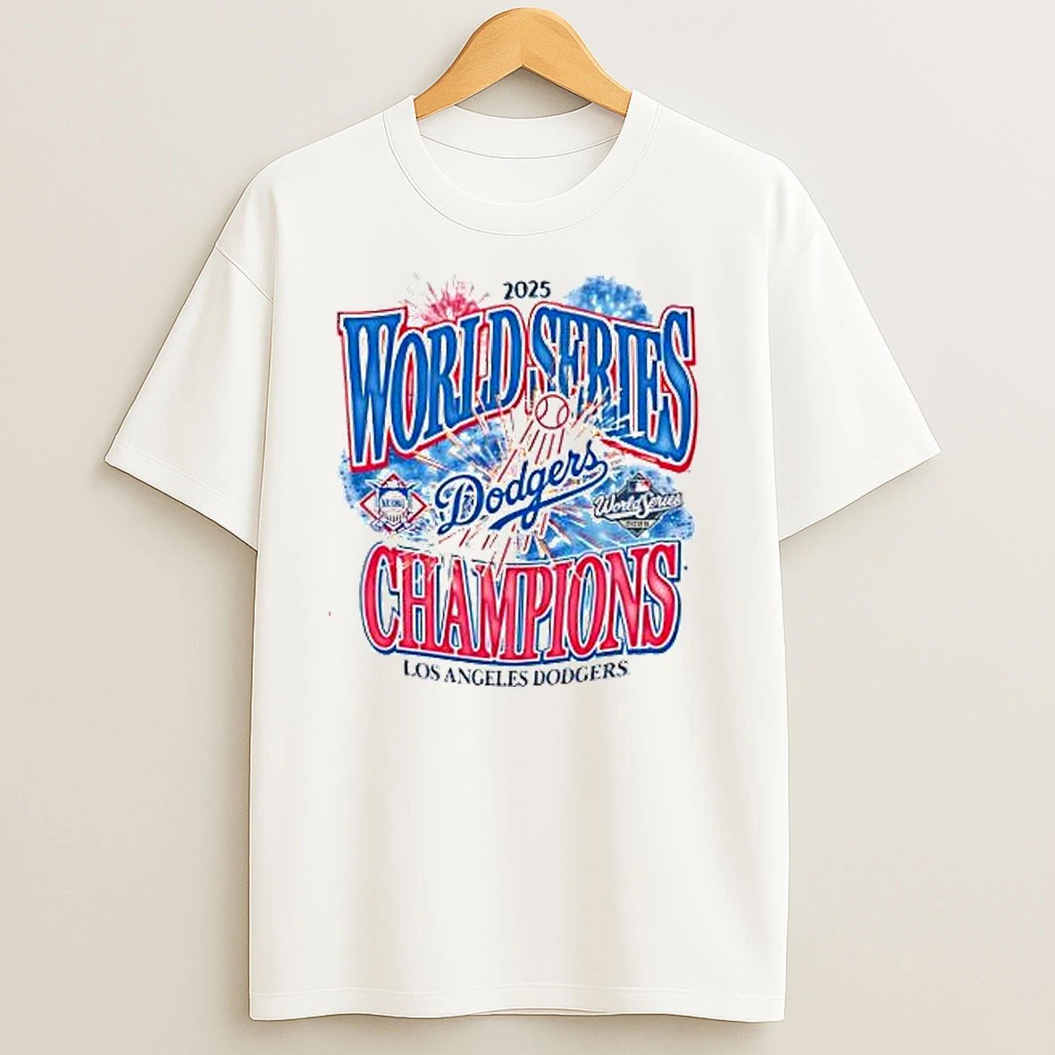 Premium Los Angeles Dodgers 2025 World Series Champions White T Shirts
