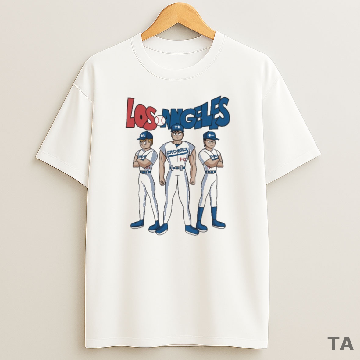 Premium Los Angeles Dodgers Baseball Z Rosanzerusu Anime Sweatshirt Tee