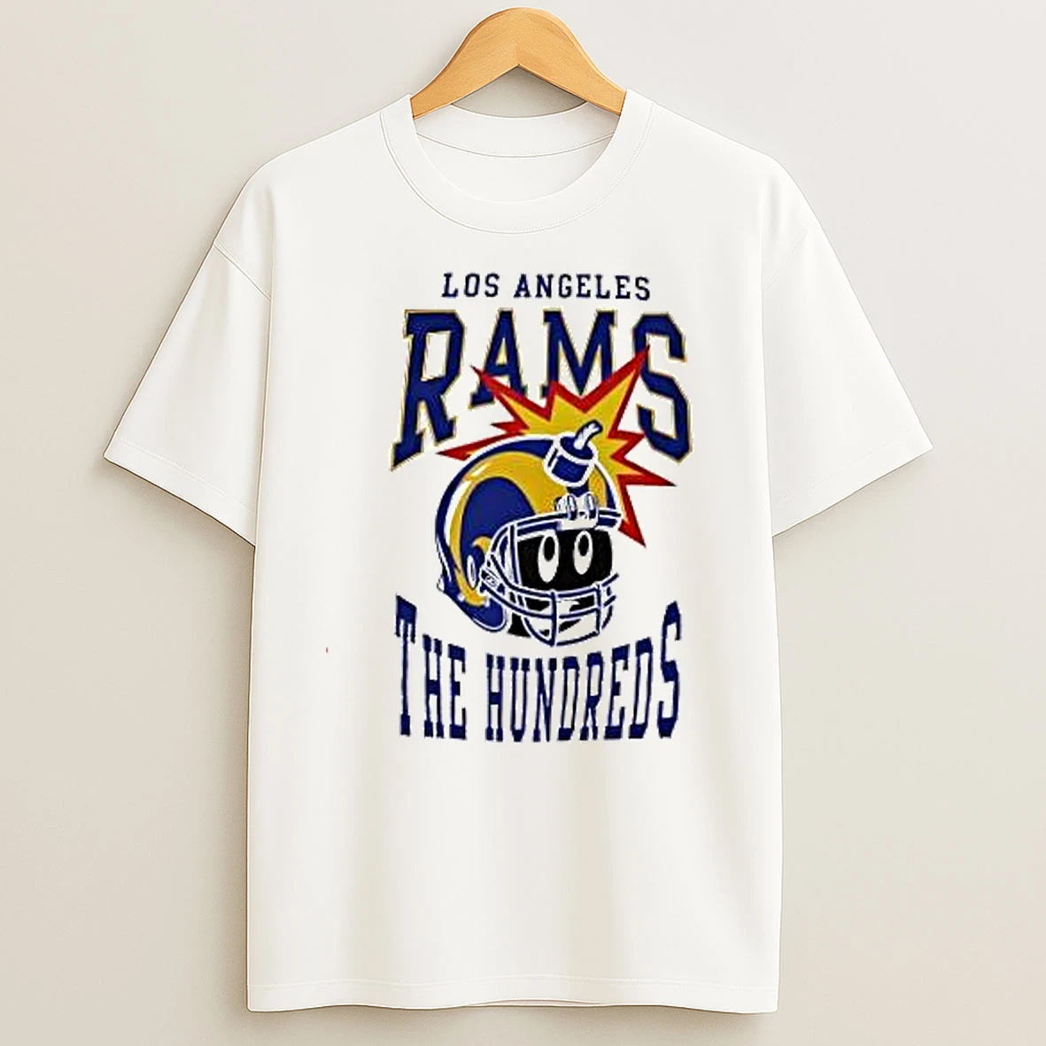 Premium Los Angeles Rams X The Hundreds Bomb T Shirts