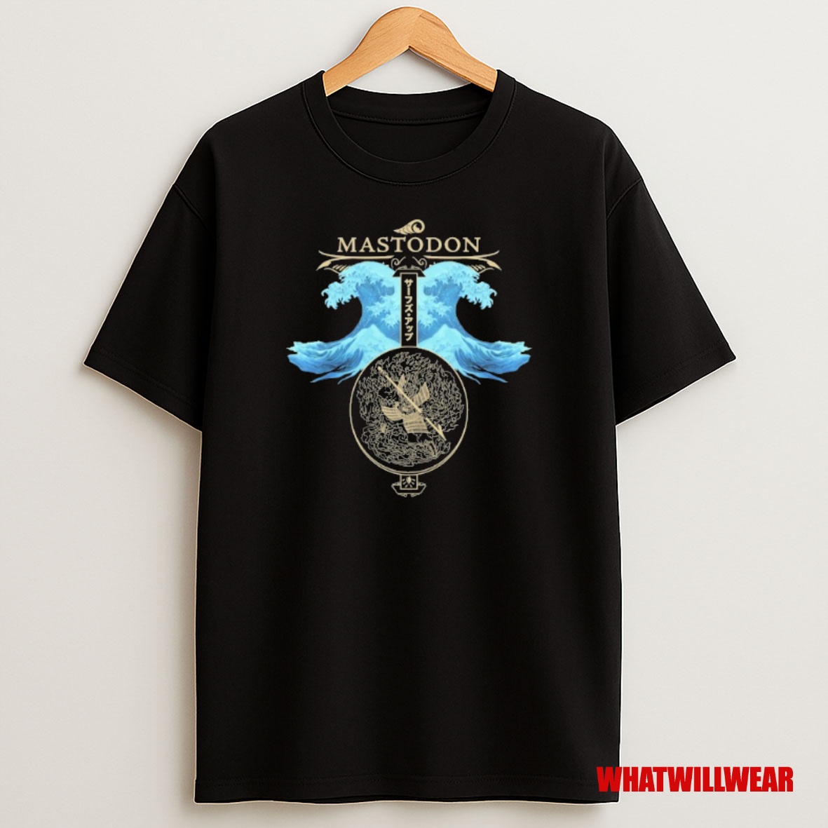 Premium Mastodon Great Waves Sweatshirt Tee