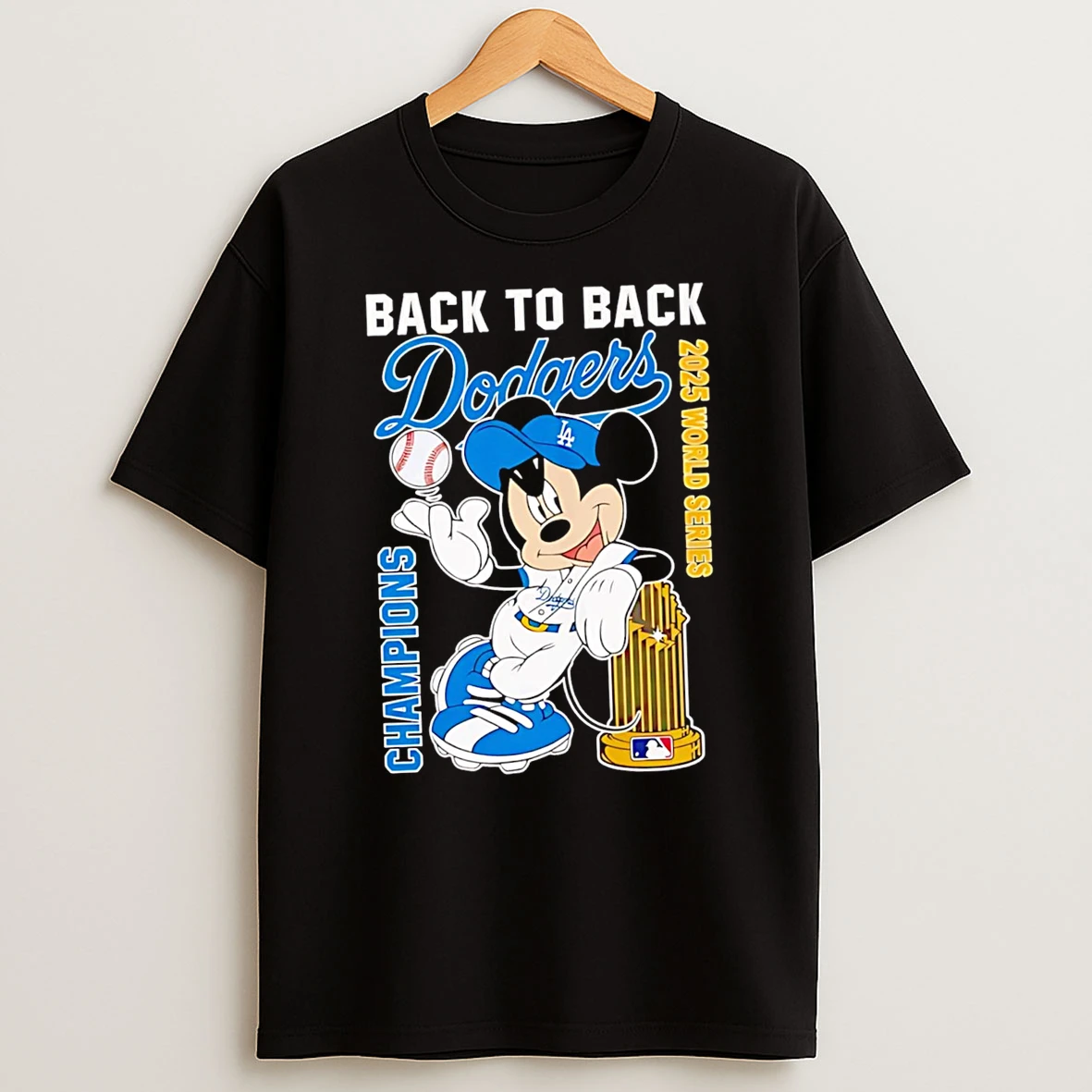 Premium Mickey X Dodgers 2025 World Series Champions Shirts