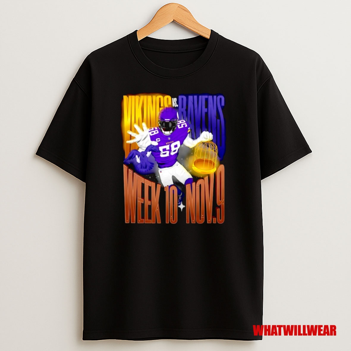 Premium Minnesota Vikings Vs Baltimore Ravens Nfl Week 10 Sweatshirt Tee