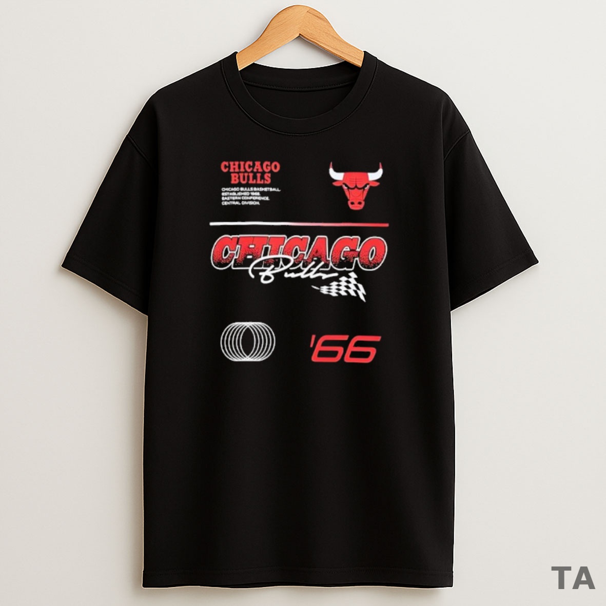 Premium Nba Racing Chicago Bulls Oversized 66 Sweatshirt Tee