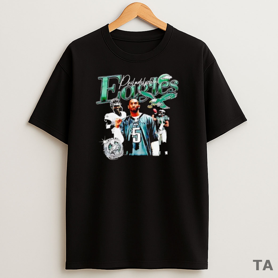 Premium Philadelphia Eagles Kobe Bryant Number 5 Retro Sweatshirt Tee