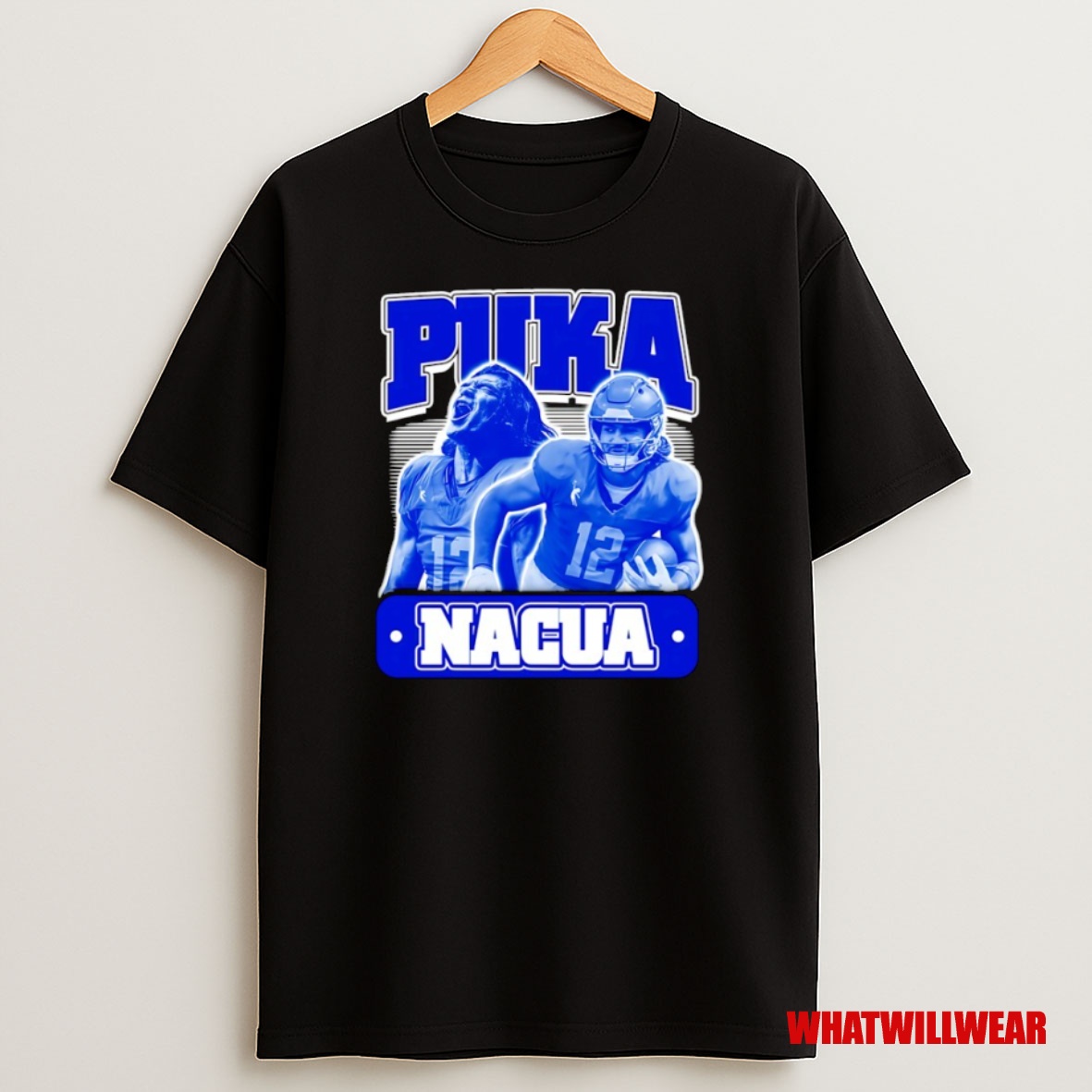 Premium Puka Nacua Los Angeles Rams Nfl Portrait Graphic Sweatshirt Tee