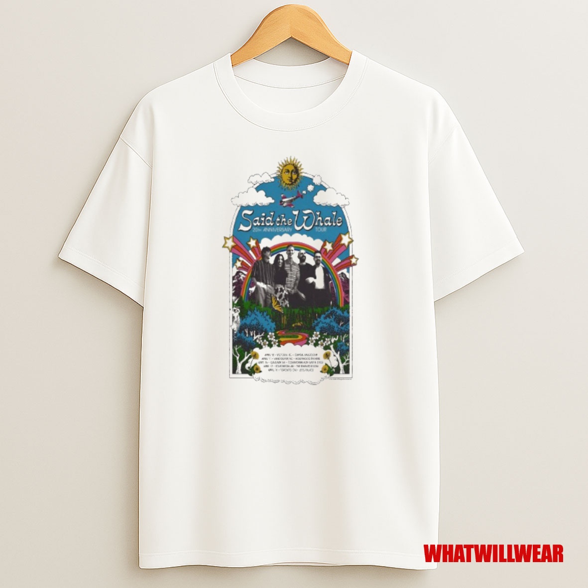 Premium Said The Whale 20th Anniversary Tour 2026 Sweatshirt Tee