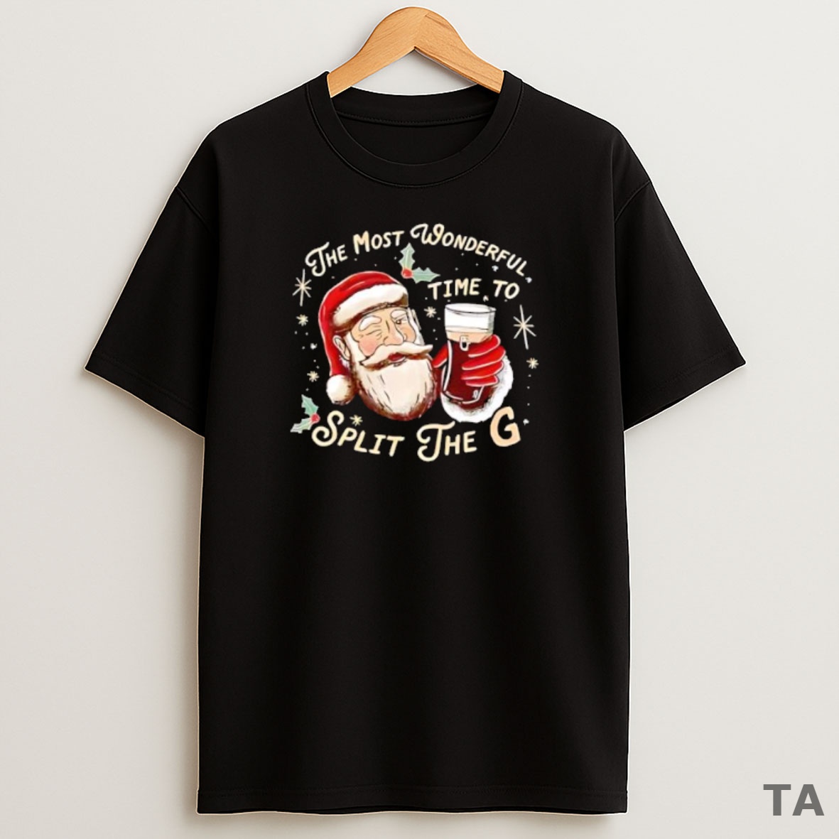 Premium Santa The Most Wonderful Time To Split The G Sweatshirt Tee