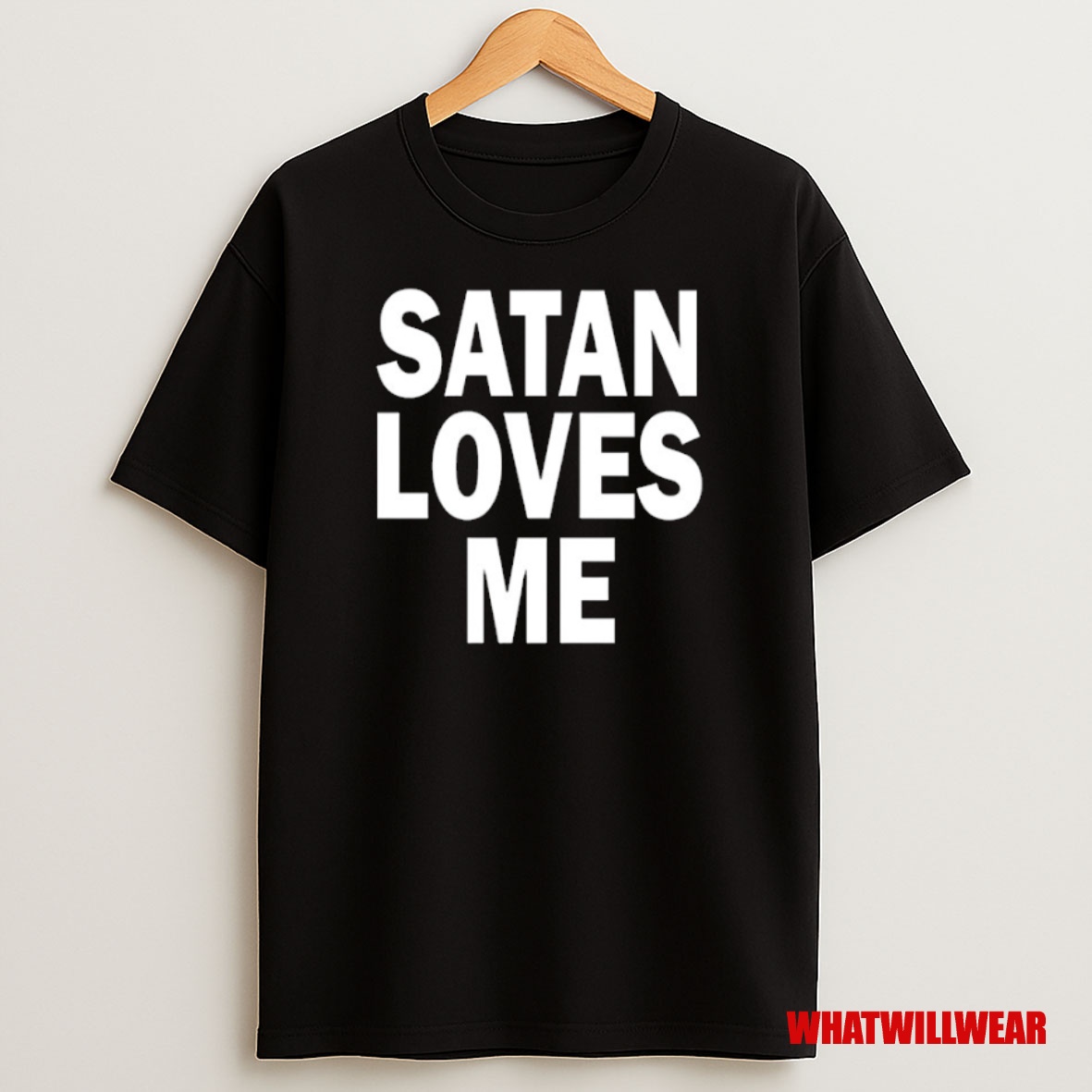 Premium Satan Loves Me Sweatshirt Tee