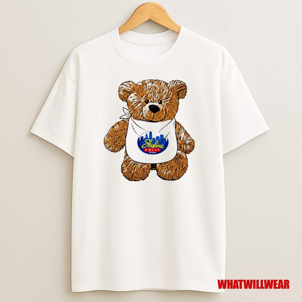 Premium Skyline Chili Bear Circle Sweatshirt Tee