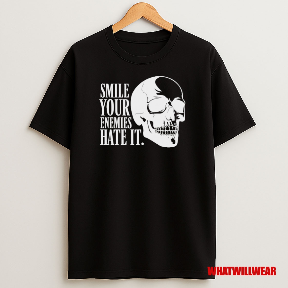 Premium Smile Your Enemies Hate It Skull Sweatshirt Tee