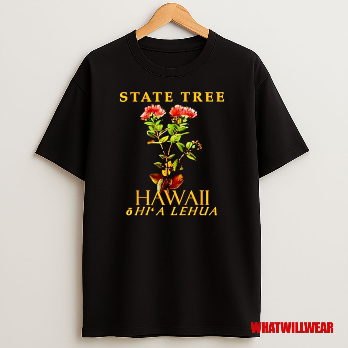 Premium State Tree Hawaii Territory Endemic Lehua Sweatshirt Tee