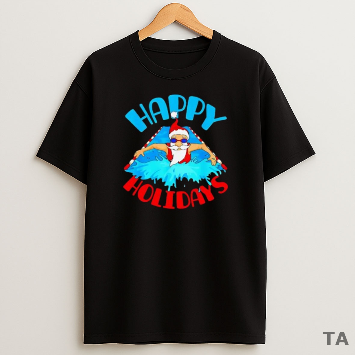 Premium Swimming Christmas Santa Meme Sweatshirt Tee