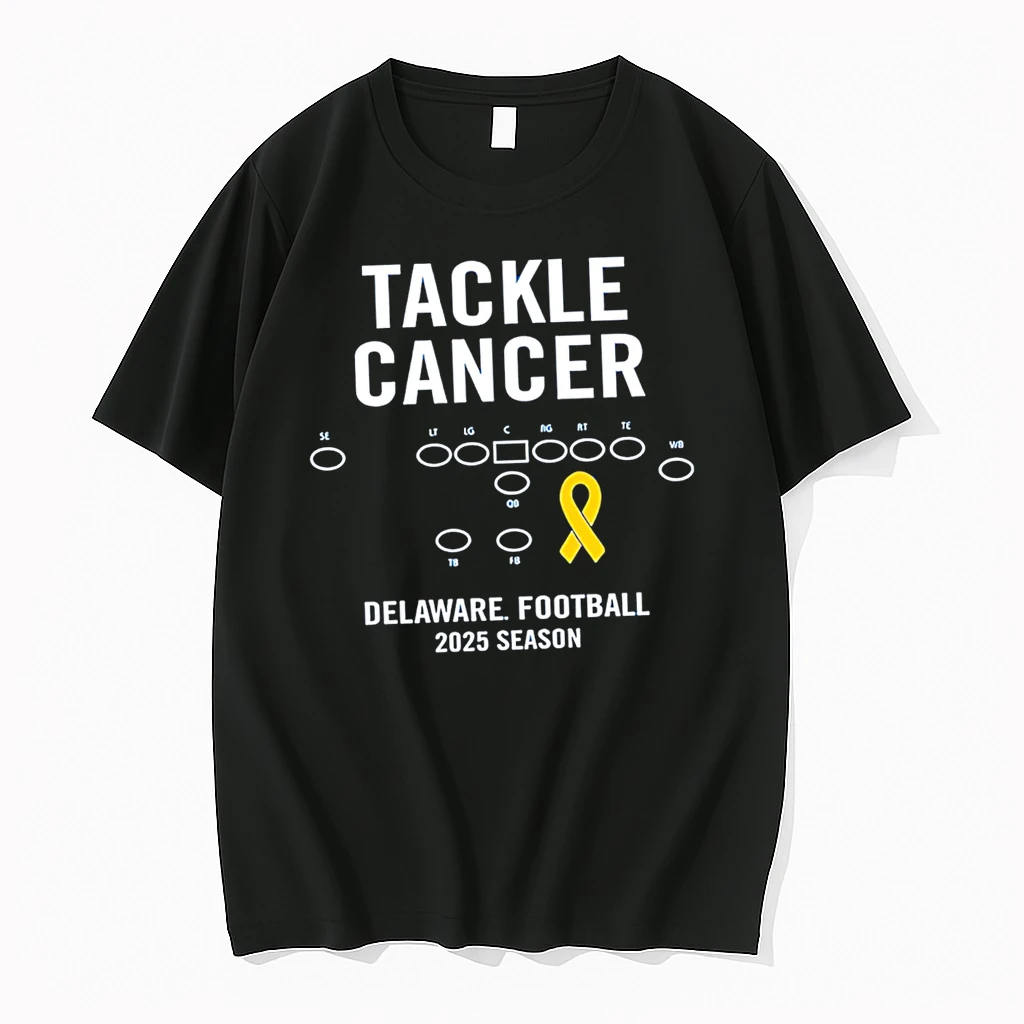 Premium Tackle Cancer Delaware Football 2025 Football Shirts