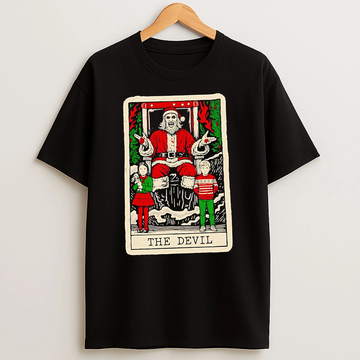 Premium The Devil Santa Claus Christmas Shirts