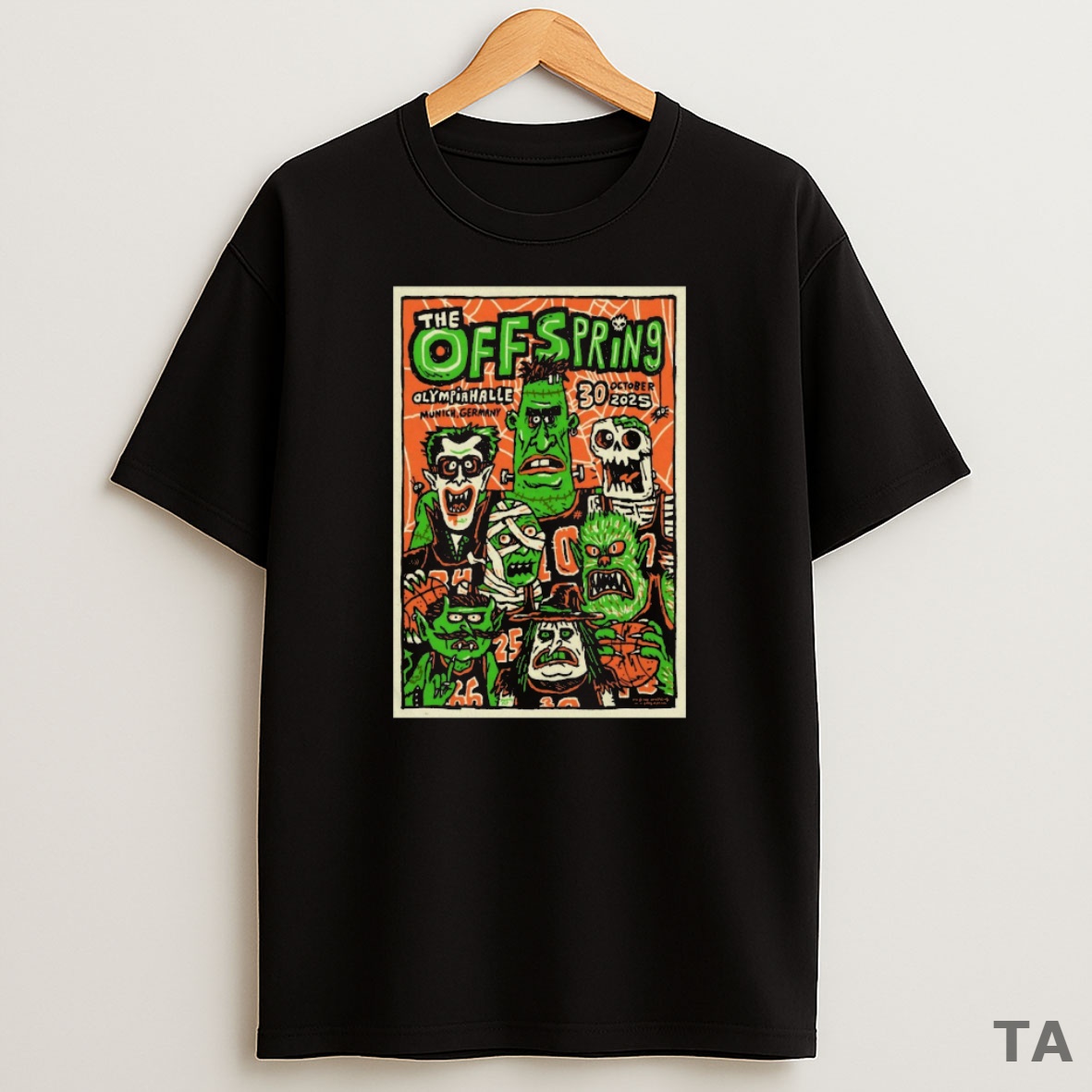 Premium The Offspring Olympiahalle Munich Germany October 30 2025 Show Sweatshirt Tee