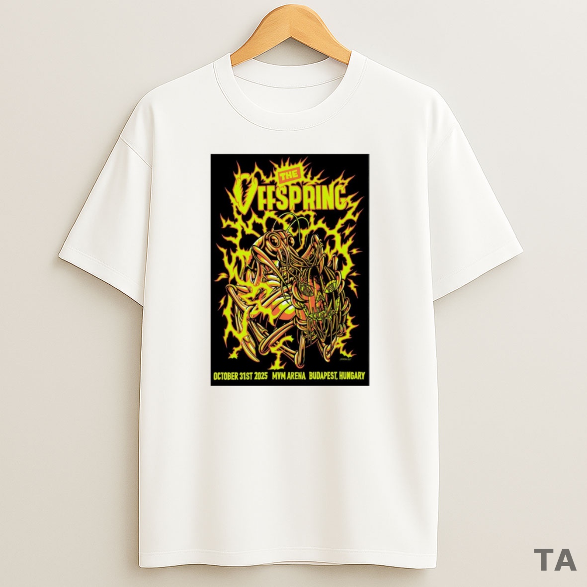 Premium The Offspring Mvm Arena Budapest Hungary October 31 2025 Sweatshirt Tee