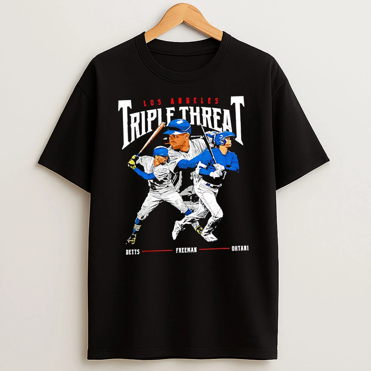 Premium Triple Threat Ohtani Betts Freeman Los Angeles Dodgers Shirts