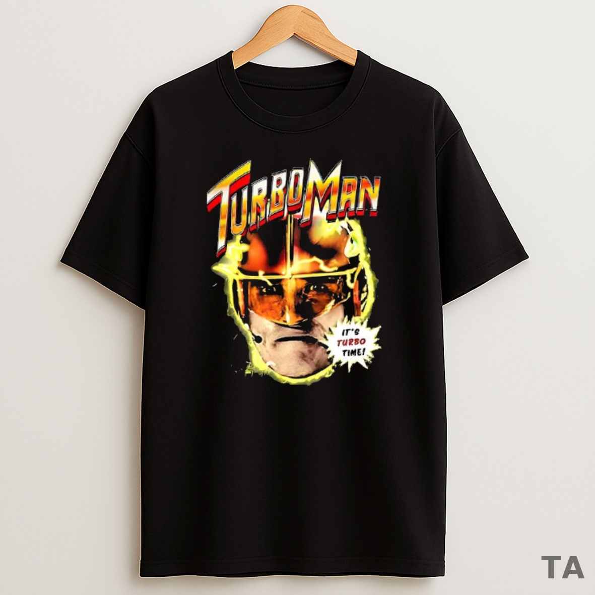 Premium Turbo Man Its Turbo Time Big Face Christmas Sweatshirt Tee
