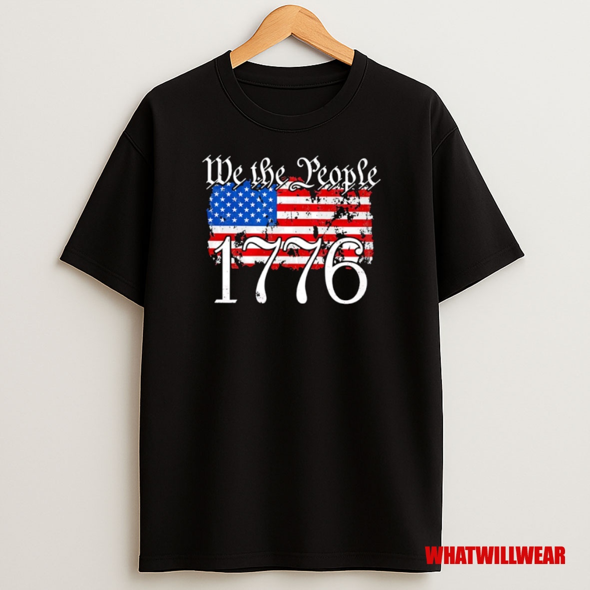 Premium We The People 1776 Usa Flag Sweatshirt Tee