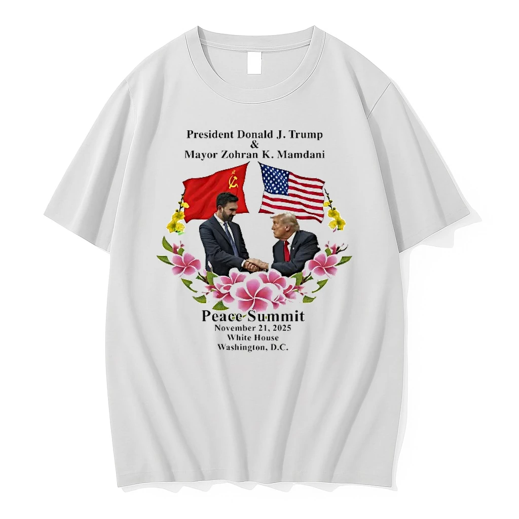 President Donald J Trump And Mayor Zohran K Mamdani Peace Summit Shirts